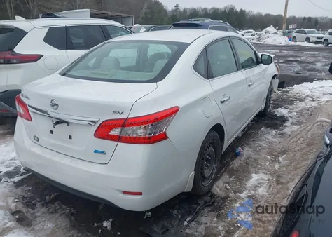 2014 Nissan Sentra Sv z USA, uszkodzony, nr VIN 3N1AB7AP0EY283681